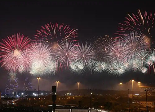 甘南县焰火晚会